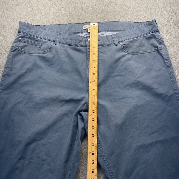 Peter Millar, Chino Pants Mens Size 42 Blue,Flat Front,Pima Cotton - Picture 5 of 12